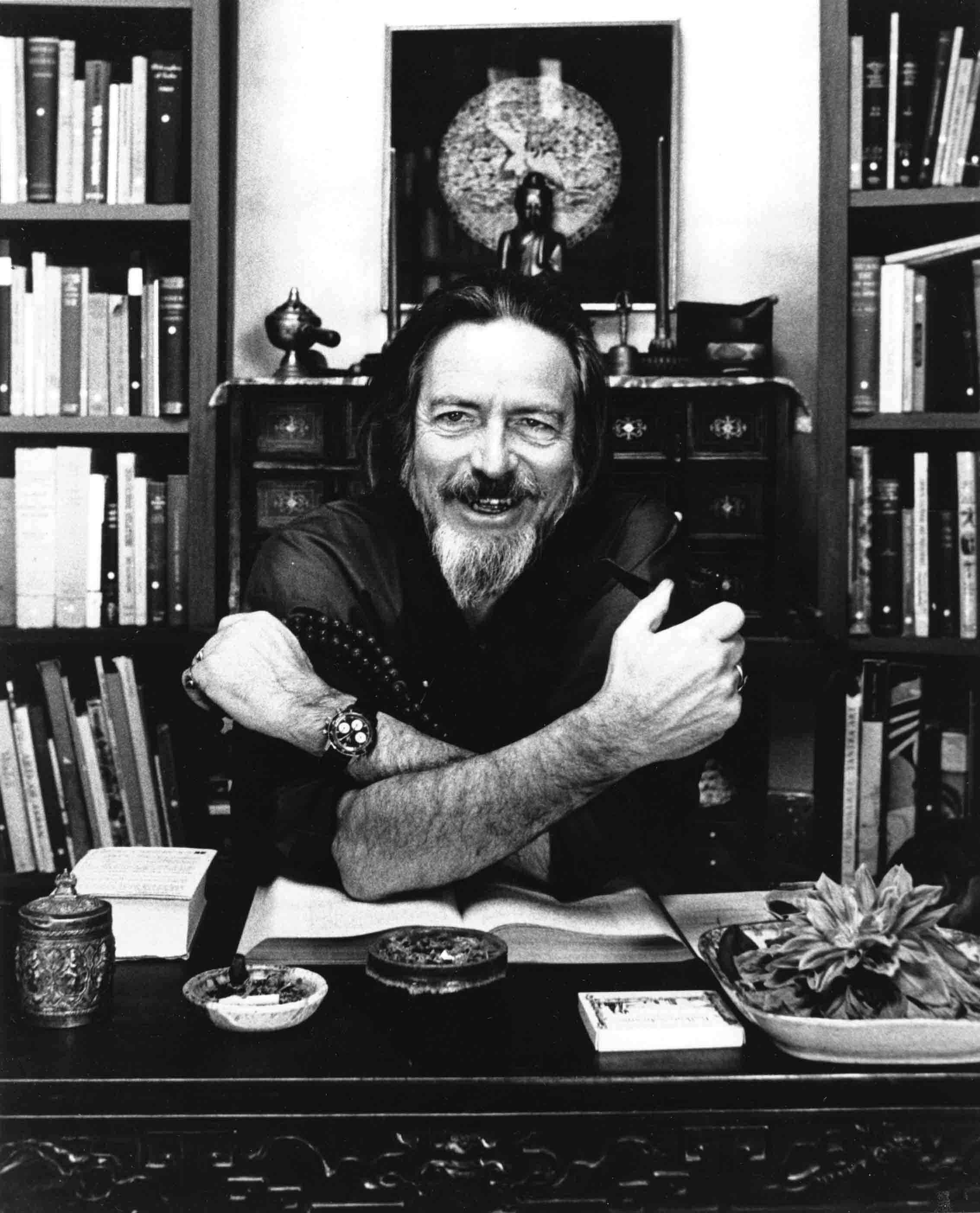 Does anyone know what watch Alan Watts is wearing in this photo? r